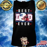 New england patriots football best dad ever happy father's day stars s Tank top