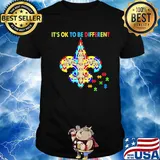New orleans saints it's ok to be different autism awareness shirt