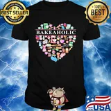 Official Bakeaholic heart shirt