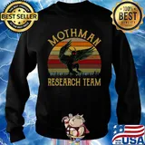 Official Mothman Research Team Vintage Retro Shirt Sweater