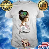 Official pothead girl flower shirt