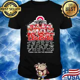 Ohio state buckeyes legends 1922 2020 thank you for the memories signatures shirt