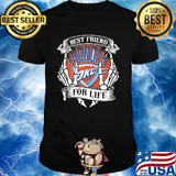 Oklahoma city thunder best friend for life seketon shirt