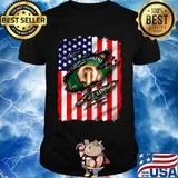 Old dominion freight line american flag happy independence day shirt