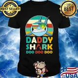 Oregon ducks daddy shark doo doo doo vintage shirt