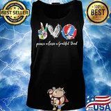 Peace love grateful dead diamond s Tank top