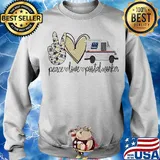Peace love postal worker diamond s Sweater