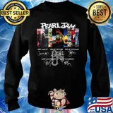 Pearl jam band members signatures logo s Sweater