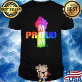 Proud Mom Strong Hand LGBT Shirt