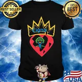 Queen strawberry cigna logo diamond shirt