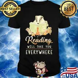 Rading Will Take You Everywhere Book Squirrel Shirt