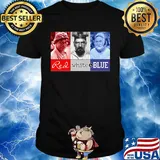 Red white and blue american icons 4th of july independence day shirt