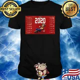 San francisco 49ers football 2020 season schedule shirt