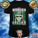 Skull I'm a die hard fan boston celtics your approval is not required american flag independence day shirt