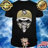 Skull mask pittsburgh penguins hockey shirt