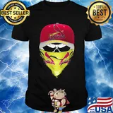 Skull mask st. Louis cardinals baseball shirt