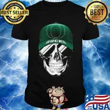 Skull smile oregon ducks shirt