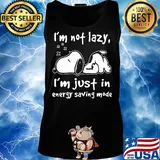 Snoopy i'm not lazy i'm just in energy saving mode s Tank top