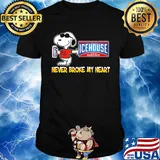 Snoopy icehouse beer never broke my heart shirt