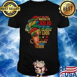 Soy una reina nacida en julio con tres lados el lado tranquilo el lado divertido shirt