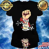 Stand Up Speak Up Persist Repeat Rose Hand Black Lives Matter Shirt Ladies tee