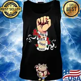 Stand Up Speak Up Persist Repeat Rose Hand Black Lives Matter Shirt Tank top