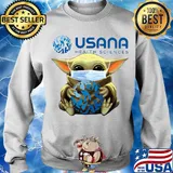Star wars baby yoda mask hug usana health sciences s Sweater
