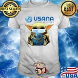 Star wars baby yoda mask hug usana health sciences shirt