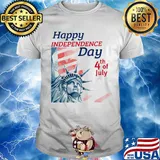 Statue of liberty happy independence day 4th of july shirt