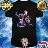 Stitch don't be afraid to show your true color heart shirt