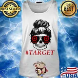 Sugar skull girl target logo s Tank top
