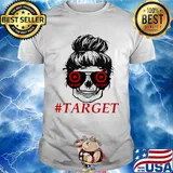Sugar skull girl target logo shirt