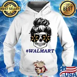 Sugar skull girl walmart logo s Hoodie