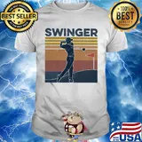 Swinger golf vintage retro shirt