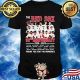 The boston red sox 112th anniversary 1908 2020 thank you for the memories shirt