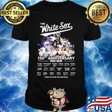 The chicago white sox baseball 120th anniversary 1900 2020 thank you for the memories signatures shirt