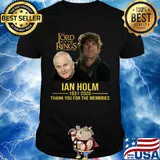 The lord of the rings ian holm 1931 2020 thank you for the memories shirt