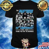 The panthers 25th anniversary 1995 2020 thank you for the memories shirt