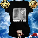 The Xray Of My Heart Cat Shirt Ladies tee