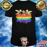 Turtle LGBT Pride Rainbow Love Is Love Shirt