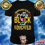 Unapologetically pretty black and educated benedict college athletics styles 90's shirt