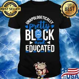 Unapologetically pretty black and educated zeta phi beta heart styles 90's shirt
