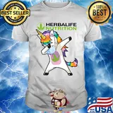 Unicorn wear mask herbalife nutrition shirt
