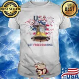 Usa let freedom ring firework america 4th of july independence day shirt
