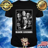 Vintage black history legends characters signatures shirt