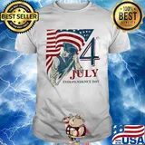 Vintage fourth 4th july independence day american flag shirt