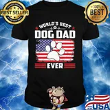World's Best Dod Dad Ever Independence Day Shirt