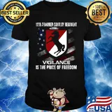 11th armored cavalry regiment vigilance is the price of freedom american flag independence day shirt