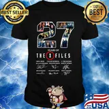 27 years of the x files 1993 2020 218 episodes 11 seasons signatures shirt
