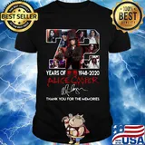 72 years of 1948 2020 alice cooper thank you for the memories signature shirt